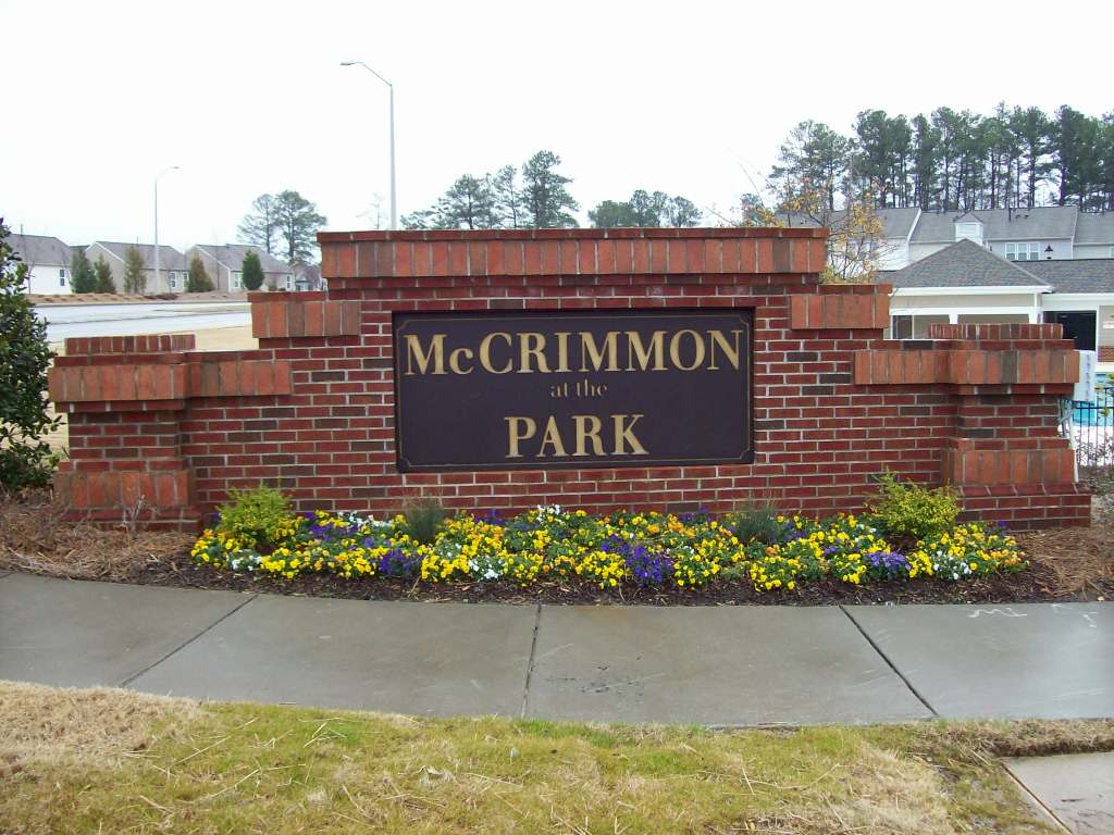 McCrimmon at the Park Entrance Sign